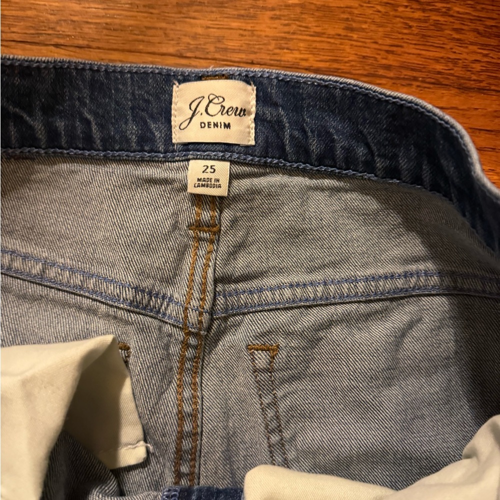 J. Crew Slim Boyfriend Blue Women's Jeans - Picture 3 of 6